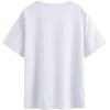 imageSOLY HUX Womens Graphic Oversized Tees Letter Print Summer Tops Vintage Half Sleeve Loose Casual T ShirtsWhite Ny