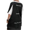 imageSOLY HUX Womens Graphic Tees Y2k Oversized T Shirt Jersey Streetwear Shirts Vintage Summer TopsBlack and White