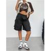 imageSOLY HUX Womens Graphic Tees Y2k Oversized T Shirt Jersey Streetwear Shirts Vintage Summer TopsBrown and Beige