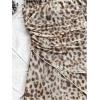 imageSOLY HUX Womens Sexy Leopard Print Halter V Neck Mini Dress Retro Backless Fitted Bodycon DressesBrown Leopard