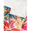 imageSOLY HUX Womens Summer Tropical Midi Dresses Square Neck Beach ALine Sun Casual Boho Floral Print Flowy Long DressPink Floral