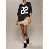 imageSOLY HUX 2024 Jersey Shirts for Women Number Graphic T Shirt V Neck Half Sleeve Oversized Tees Summer Streetwear TopsBlack Letter