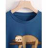 imageSOLY HUX Womens Cute Graphic Tees Cartoon Casual Summer Tops Short Sleeve T ShirtsBlue Cartoon