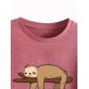 imageSOLY HUX Womens Cute Graphic Tees Cartoon Casual Summer Tops Short Sleeve T ShirtsPink Cartoon