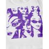 imageSOLY HUX Womens Graphic Tees Summer Figure Print Short Sleeve T Shirts Crop TopPurple Figure