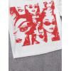 imageSOLY HUX Womens Graphic Tees Summer Figure Print Short Sleeve T Shirts Crop TopWhite Graphic