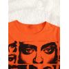 imageSOLY HUX Womens Graphic Tees Y2k Crop Top Short Sleeve T Shirt Tee Summer TopsOrange Figure