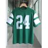 imageSOLY HUX Womens Jersey Shirts Number Graphic Tees Short Sleeve Crew Neck Loose Y2k TopsDark Green Letter