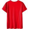 imageSOLY HUX Womens Letter Print Graphic Tees Short Sleeve Tops Casual Summer T ShirtRed Heart
