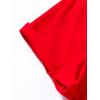 imageSOLY HUX Womens Letter Print Graphic Tees Short Sleeve Tops Casual Summer T ShirtRed Heart
