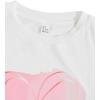 imageSOLY HUX Womens Letter Print Graphic Tees Short Sleeve Tops Casual Summer T ShirtWhite Pink Heart Graphic