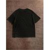 imageSOLY HUX Womens Oversized Graphic Tees Drop Shoulder Half Sleeve Loose Casual T Shirt TopsBlack Cat