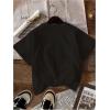 imageSOLY HUX Womens Vintage TShirt Short Sleeve Leopard Graphic Tees Crew Neck Streetwear ShirtsBlack Graphic