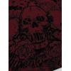 imageSOLY HUX Womens Y2K Shirt Gothic Long Sleeve Crop Tops Graphic Tees Skull Floral Print T ShirtsBurgundy Graphic