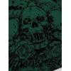 imageSOLY HUX Womens Y2K Shirt Gothic Long Sleeve Crop Tops Graphic Tees Skull Floral Print T ShirtsGreen Graphic