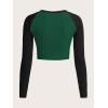 imageSOLY HUX Womens Y2K Shirt Gothic Long Sleeve Crop Tops Graphic Tees Skull Floral Print T ShirtsGreen Graphic