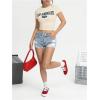 imageSOLY HUX Womens Y2K Vintage Graphic Tees Letter Printed Cropped Tee Short Sleeve Crop TShirtsBeige Letter