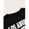 imageSOLY HUX Womens Y2K Vintage Graphic Tees Letter Printed Cropped Tee Short Sleeve Crop TShirtsBlack Letter