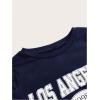 imageSOLY HUX Womens Y2K Vintage Graphic Tees Letter Printed Cropped Tee Short Sleeve Crop TShirtsDark Blue Letter