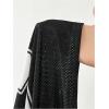 imageSOLY HUX Womens Y2k Jersey Shirts Oversized Mesh Number Graphic Tees V Neck Long Sleeve Blokette T Shirt TopsBlack Letter