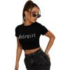 Black Letter Rhinestone