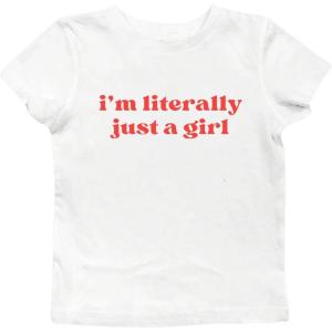imageSOLY HUX Womens Y2k Letter Print T Shirt Short Sleeve Round Neck Tee Crop TopsWhite Letter