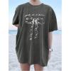 imageSOLY HUX Womens Graphic Tees Cute Print Short Sleeve Tee Preppy Clothes Casual Vintage Summer Oversized T Shirt TopGrey Bow
