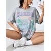 imageSOLY HUX Womens Graphic Tees Cute Print Short Sleeve Tee Preppy Clothes Casual Vintage Summer Oversized T Shirt TopLight Grey Letter