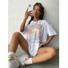 imageSOLY HUX Womens Graphic Tees Cute Print Short Sleeve Tee Preppy Clothes Casual Vintage Summer Oversized T Shirt TopWhite