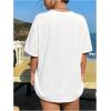 imageSOLY HUX Womens Graphic Tees Cute Print Short Sleeve Tee Preppy Clothes Casual Vintage Summer Oversized T Shirt TopWhite Graphic Tropical