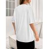 imageSOLY HUX Womens Graphic Tees Cute Print Short Sleeve Tee Preppy Clothes Casual Vintage Summer Oversized T Shirt TopWhite Letter Multi