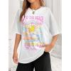 imageSOLY HUX Womens Graphic Tees Cute Print Short Sleeve Tee Preppy Clothes Casual Vintage Summer Oversized T Shirt TopWhite Letter Multi