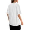 imageSOLY HUX Womens Graphic Tees Cute Print Short Sleeve Tee Preppy Clothes Casual Vintage Summer Oversized T Shirt TopWhite Purple Letter