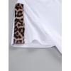 imageSOLY HUX Womens Letter Heart Graphic Print Tee Short Sleeve Crew Neck T Shirt Casual Summer TopsWhite Leopard