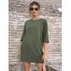 imageSOLY HUX Womens Oversized T Shirts Graphic Tees Casual Vintage Summer Tops Half Sleeve ShirtsArmy Green