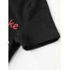 imageSOLY HUX Womens Y2K Graphic Crop Top Short Sleeve Sexy Cute TShirts Tee Crop TopBlack Graphic