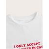 imageSOLY HUX Womens Y2K Graphic Crop Top Short Sleeve Sexy Cute TShirts Tee Crop TopLetter White