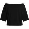 imageSOLY HUX Womens Y2K Grunge Shirts Short Sleeve Off Shoulder Crop Graphic Tees Goth Skull TopsBlack Skeleton