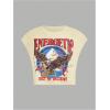imageSOLY HUX Womens Y2k Vintage Graphic Short Sleeve Tee Tops Crew Neck Crop Tops for Summer Going Out T ShirtsApricot Eagle