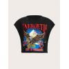 imageSOLY HUX Womens Y2k Vintage Graphic Short Sleeve Tee Tops Crew Neck Crop Tops for Summer Going Out T ShirtsBlack Graphic