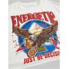 imageSOLY HUX Womens Y2k Vintage Graphic Short Sleeve Tee Tops Crew Neck Crop Tops for Summer Going Out T ShirtsWhite Eagle Plus