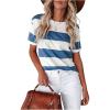 Navy Blue and White