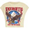 imageSOLY HUX Womens Y2k Vintage Graphic Short Sleeve Tee Tops Crew Neck Crop Tops for Summer Going Out T ShirtsApricot Eagle