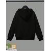 imageSOLY HUX Boys Hoodies Letter Graphic Sweatshirt Drop Shoulder Long Sleeve Casual Pullover TopsBlack Letter