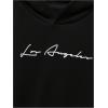 imageSOLY HUX Boys Hoodies Letter Graphic Sweatshirt Drop Shoulder Long Sleeve Casual Pullover TopsBlack Letter