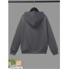 imageSOLY HUX Boys Hoodies Letter Graphic Sweatshirt Drop Shoulder Long Sleeve Casual Pullover TopsGrey Letter