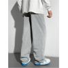 imageSOLY HUX Boys Sports Athletic Sweatpants Wide Leg Casual Fall Letter Elastic Waist Baggy PantsGrey Letter