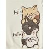 imageSOLY HUX Girls 2 Piece Outfits Cartoon Graphic Long Sleeve Hoodies Tops and Sweatpants SetMulticoloured Cat