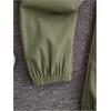 imageSOLY HUX Girls 2 Piece Outfits Graphic Mock Neck Long Sleeve Tee Tops and Cargo Pants SetArmy Green Star