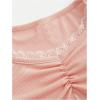 imageSOLY HUX Girls 2 Piece Outfits Long Sleeve Lace Trim Tee Tops and Bow Flare Leg Pants SetPink Bow